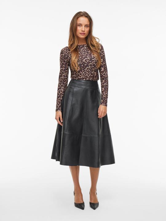 Image du produit Vila High Waist Ledermidirock (40)