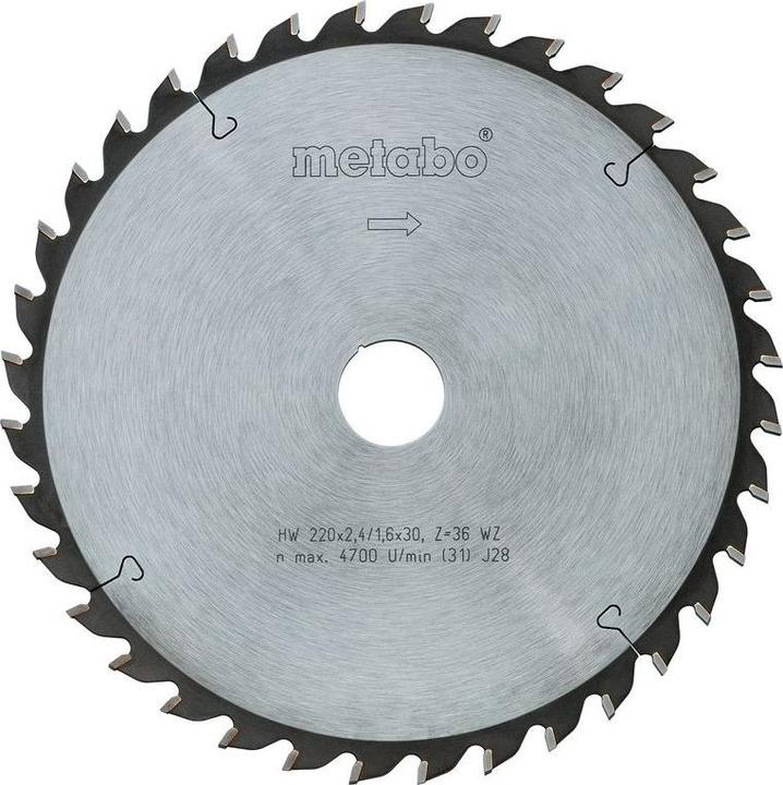 Actual product image Metabo Circular saw blade HW/CT52x20x24