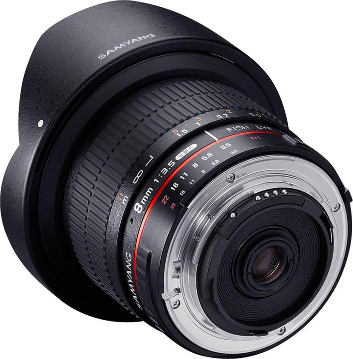 Produktbild Samyang 8mm f/3.5 Asph IF MC Fisheye CSII DH, Canon EF (Canon EF-S, APS-C / DX)