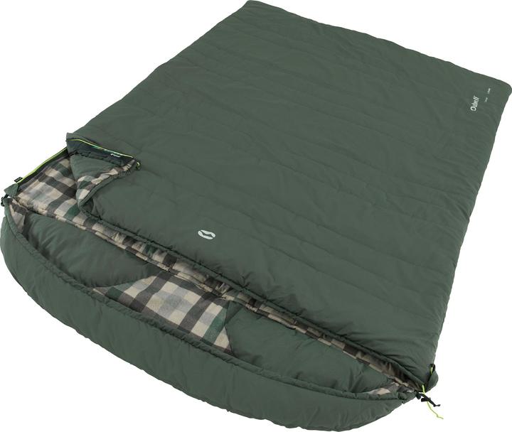 Actual product image Outwell Sleeping bag Camper Lux Double Polyester, dark green (235 cm)