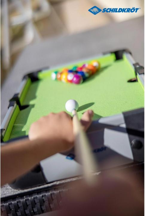 Actual product image Schildkröt Family game mini billiards table