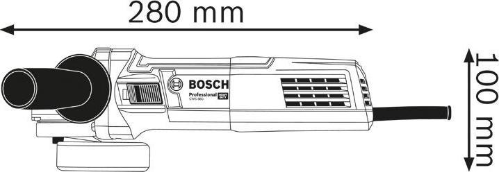 Produktbild Bosch Professional Combo Kit: 2-tlg. Winkelschleifer-Set: GWS 20-230 J + GWS 880 (230 mm)