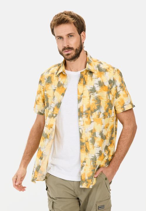 Produktbild Camel Active Kurzarmhemd mit Strukturmuster (S)