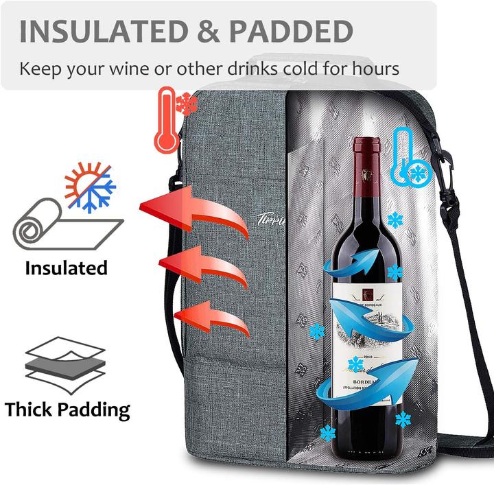 Actual product image Kato Tirrinia Kühltasche für 2 Flaschen (7.25 l)