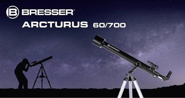 Productafbeelding Bresser Arcturus 60/700 AZ refractietelescoop carbon ontwerp
