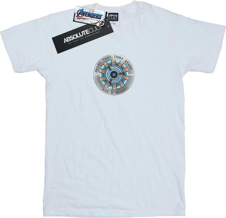 Immagine prodotto Avengers Endgame Tony Stark Heart Maglietta Ampia Donna (4XL)