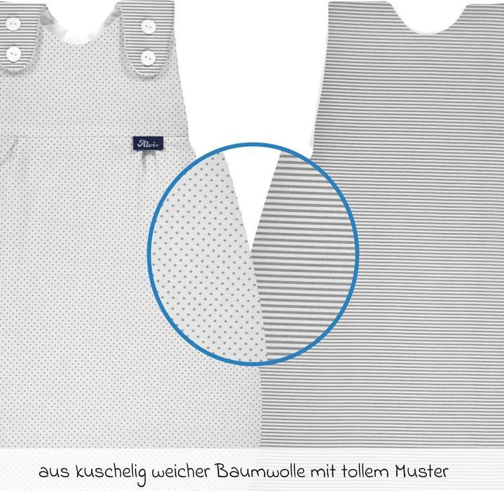 Produktbild Alvi Schlafsäcke Aussensack Baby-Mäxchen - Dots - Grey - Gr.
