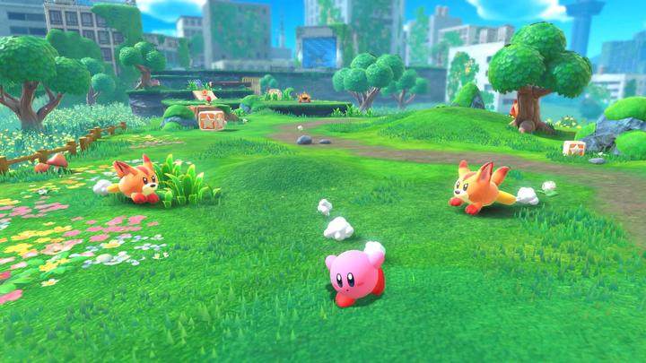 Productafbeelding Nintendo Kirby en het Vergeten Land (Switch, Meertalig)