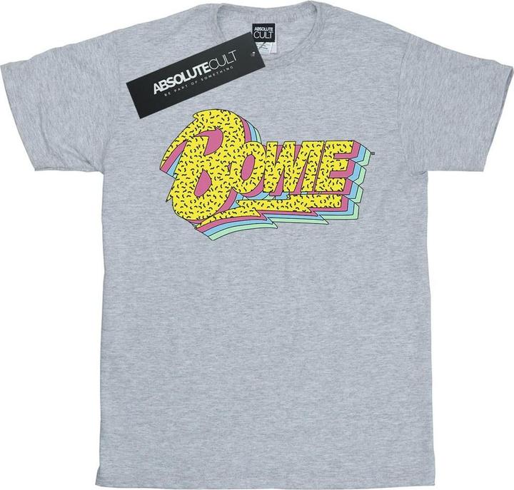 Immagine prodotto David Bowie Moonlight 90s Logo Maglietta Ragazze (140, 146)