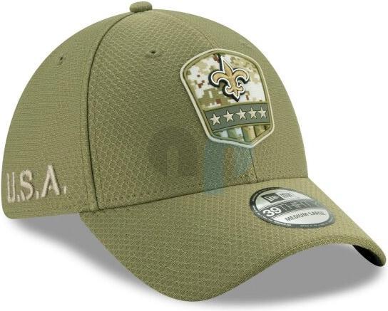 Produktbild New Era 39Thirty NFL Salute to Service New Orleans Saints Cap (54, 55, 56, 57)
