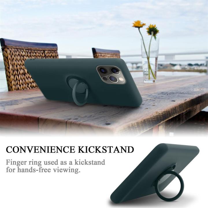 Produktbild Cadorabo TPU Liquid Ring Silicone Case Hülle (Apple iPhone 13 Pro)