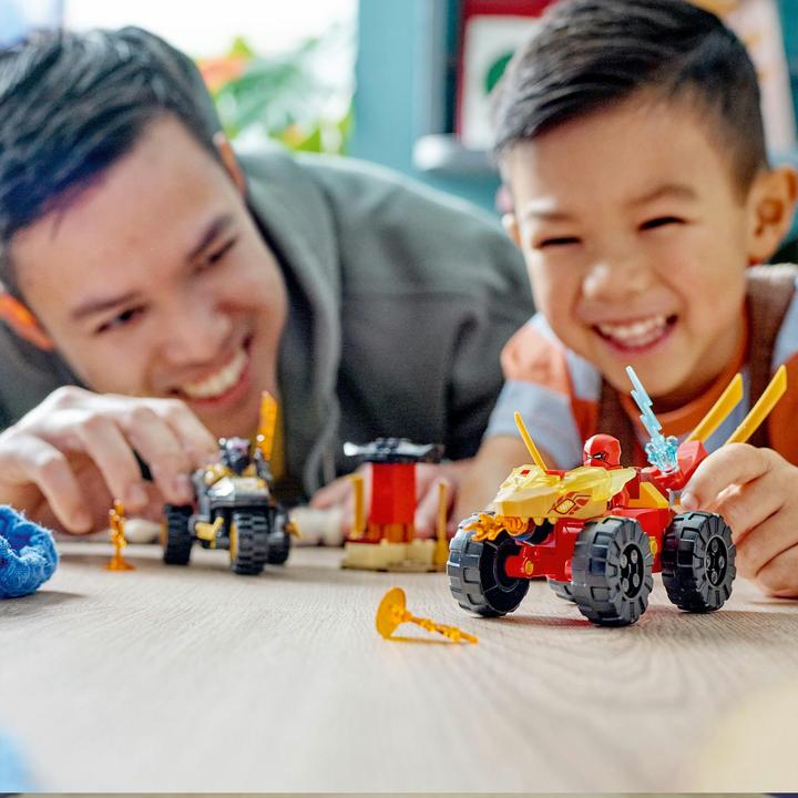 Produktbild LEGO Verfolgungsjagd mit Kais Flitzer und Ras' Motorrad (71789, LEGO Ninjago)