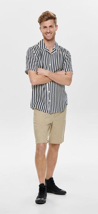 Actual product image Only & Sons Striped short sleeve shirt (XS)