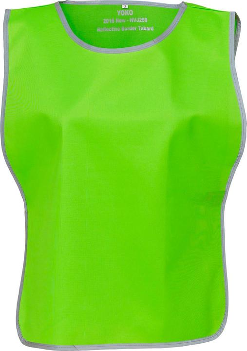 Actual product image Yoko Unisex Adult Hi-Vis Reflective Detail Tabard (M)