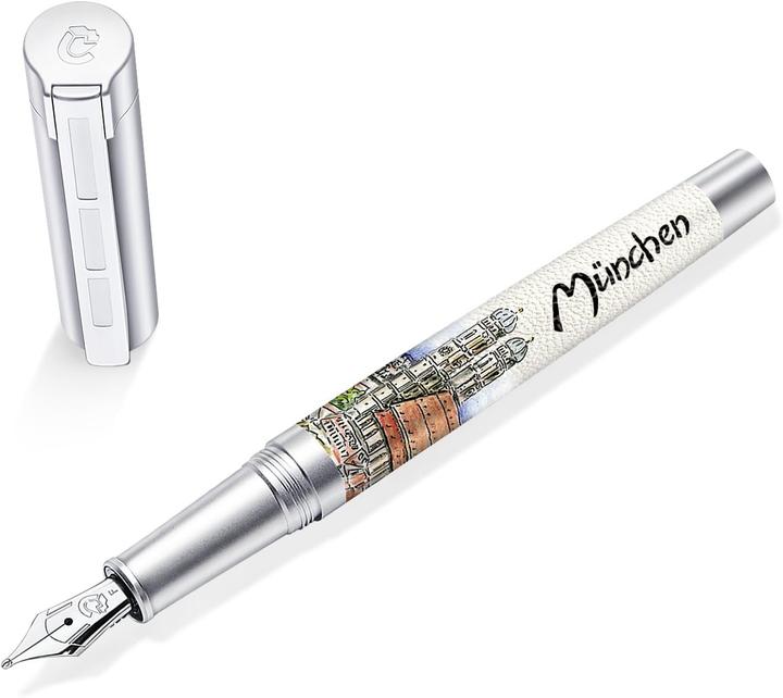 Actual product image Staedtler PREMIUM fountain pen Munich leather M (1 x)