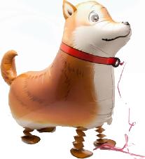 Ballon Müller Foil balloon Mini Walker dog Shiba 57 cm long without filling