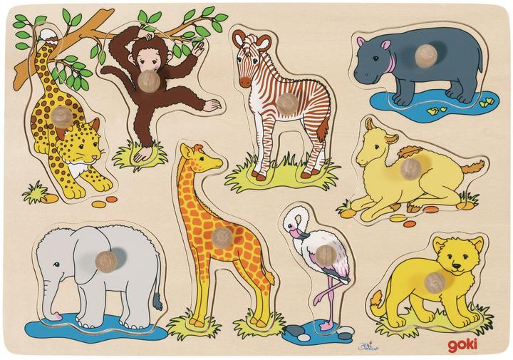 Immagine prodotto Goki Bambini animali africani (9 pezzi)
