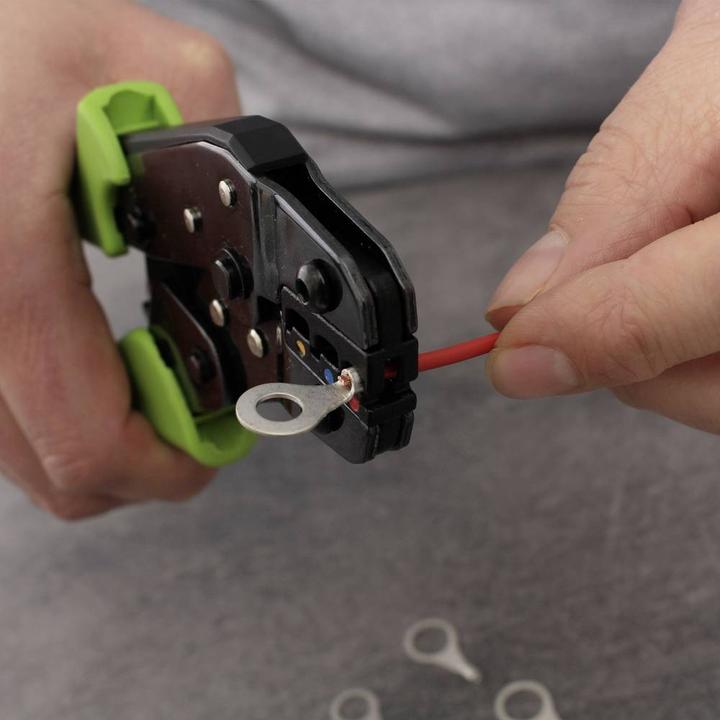 Actual product image Quadrios 23C501 Ring cable lug Cross-section (max.)=2.5 mm² Hole-Ø=4.3 mm Unisoli