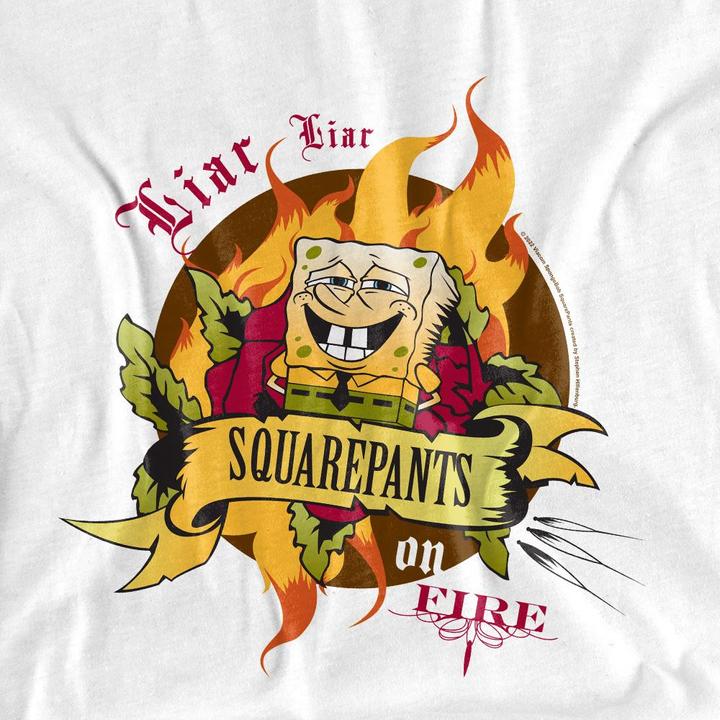 Produktbild Spongebob Squarepants Liar Liar Pants On Fire TShirt (XXL)