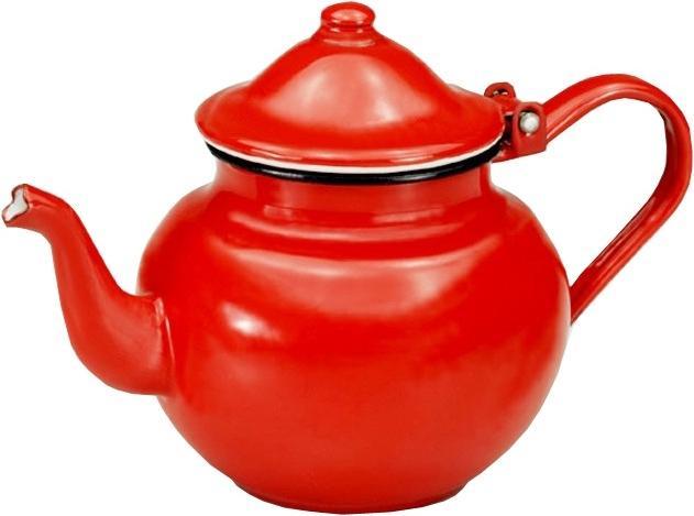 Produktbild RodyTime Teekanne Emaille rot 0,7L Ø 12 cm (0.70 l)