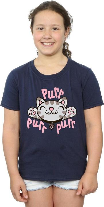 Actual product image Big Bang Theory Girls Soft Kitty Purr Cotton T-Shirt (116)