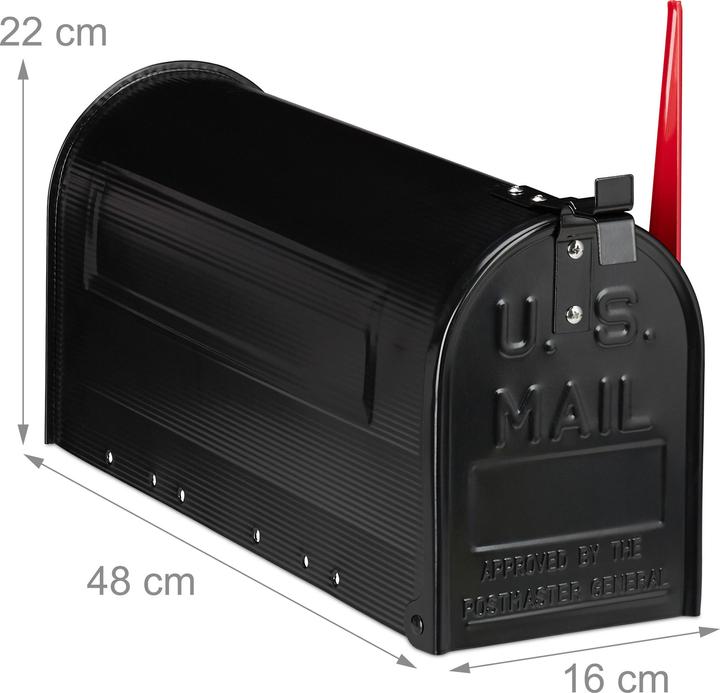 Produktbild Relaxdays US-Mailbox