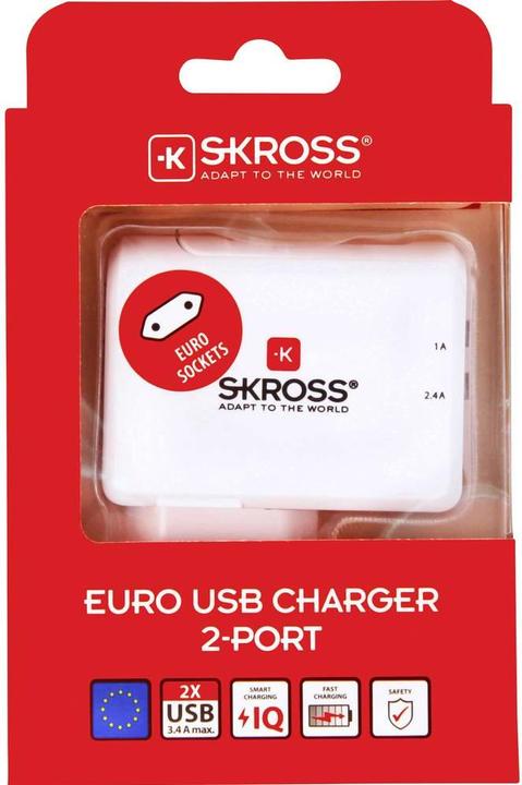 Immagine prodotto Skross Caricabatterie USB Euro (17 W)