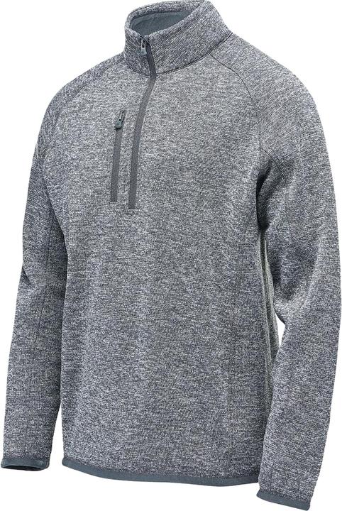 Actual product image Stormtech Mens Avalante Heather Quarter Zip Fleece Top (XL)
