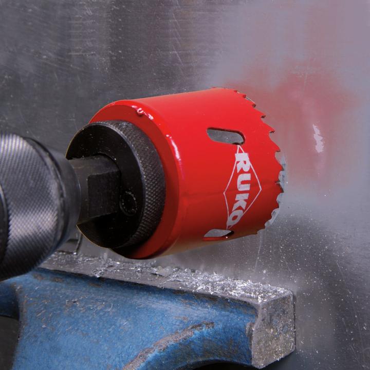 Actual product image Ruko HSS Bi-Metal Hole Saws red.Ø 37.0 mm / 38.0 mm (37 millimetres)