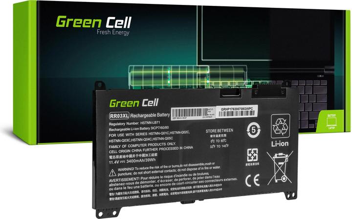Immagine prodotto GreenCell CELL Baterija RR03XL per HP ProBook 430 G4 G5 440 G4 G5 450 G4 G5 455 G4 G5 470 G4 G5 (3400 mAh)
