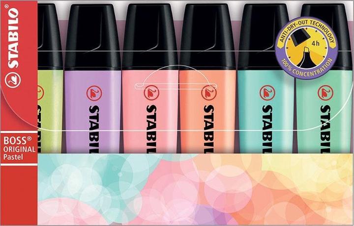 Image du produit STABILO Surligneur BOSS ORIGINAL Pastel (Assortiment, 5 mm, 8 x)