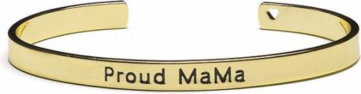 Proud MaMa Bangle Bracelet, Gold