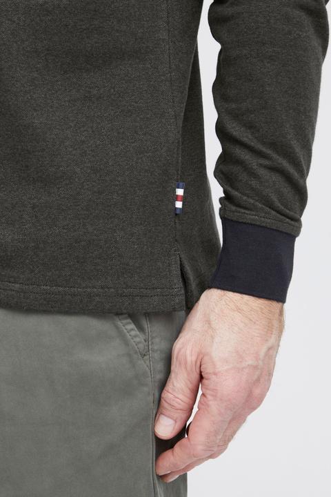 Actual product image FQ1924 FQPETER two tone polo pique LS 21900726 (3XL)