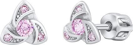 Produktbild Silvego Gentle silver earrings with pink Brilliance Zirconia silvegob70497bdsp (925 Sterling Silber)