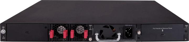Image du produit HPE E FlexNetwork 5520 HI Switch 4 ports SFP+, 1 slot module d'extension, 1U, support MACsec, w/o (48 Ports)