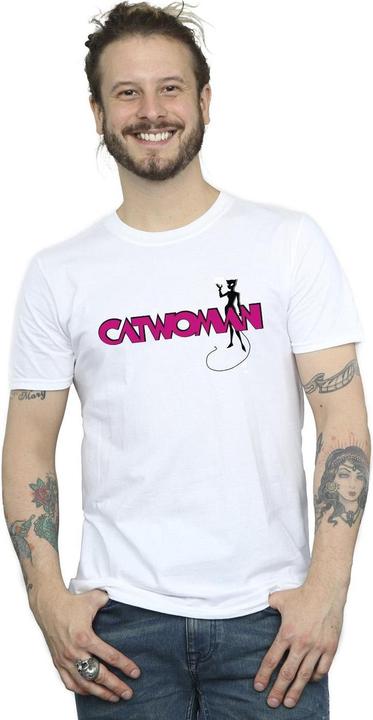 Image du produit - T-shirt BATMAN CATWOMAN LOGO - Homme (5XL)