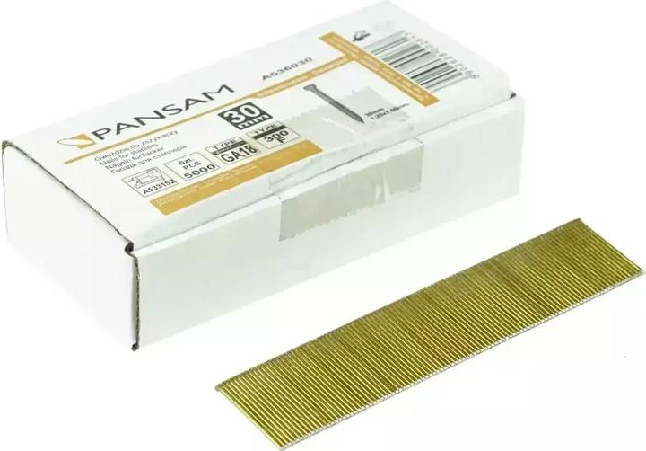 Produktbild Pansam Nägel für pneumatische Tacker TYP 300 40mm 5000Stk. - A536040 (1 Stück, 40 mm)