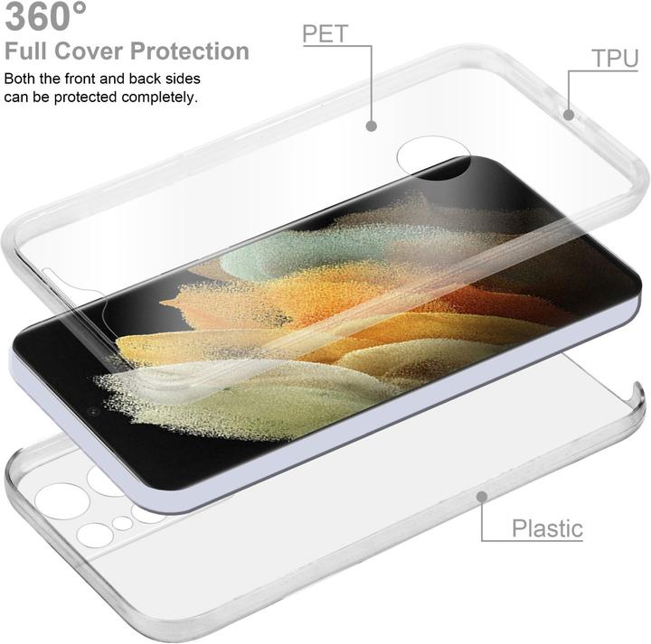 Actual product image Cadorabo Bumper TPU 360 Grad Case (Samsung Galaxy S22 Ultra)