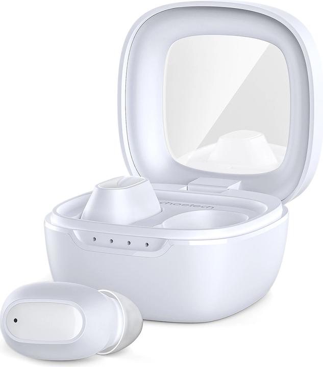 Choetech MEMS wireless TWS Bluetooth 5.3 headphones - white (8 h, Wireless)
