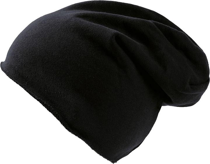 Produktbild Atlantis Brooklin Raw Edge Jersey Beanie Mütze (One Size)