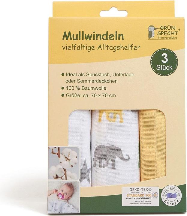 Produktbild Grünspecht Mullwindeln (70 cm, 70 cm)