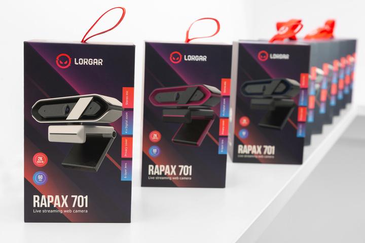 Produktbild Lorgar Webcam Rapax 701 Quad HD 1440p (4 Mpx)