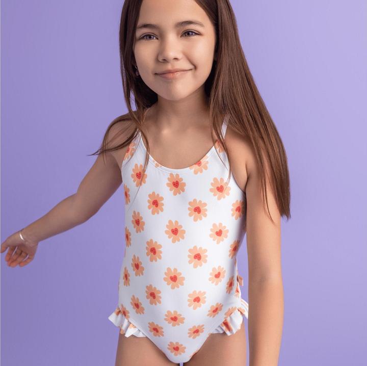 Immagine prodotto Swim Essentials Costume da bagno per bambina 86/92 Cuori di fiori (86)