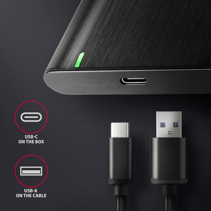 Produktbild Axagon EE25-A6C USB-C 3.2 - SATA 6G 2.5" externes Festplattengehäuse (2.5")
