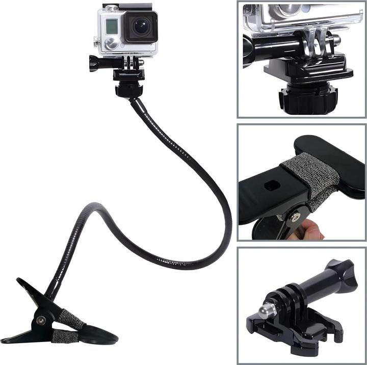 Actual product image Hermex Flexible gooseneck clamp mount (Various)