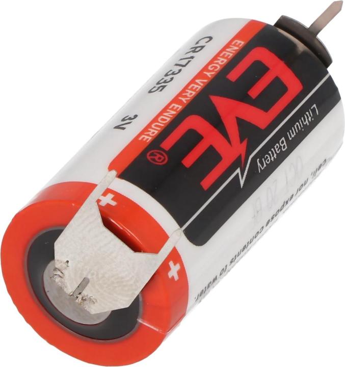 Image du produit Eve Pile CR17335, 2/3A avec contacts imprimés ++/- 7,6mm (1 pcs, 1550 mAh)