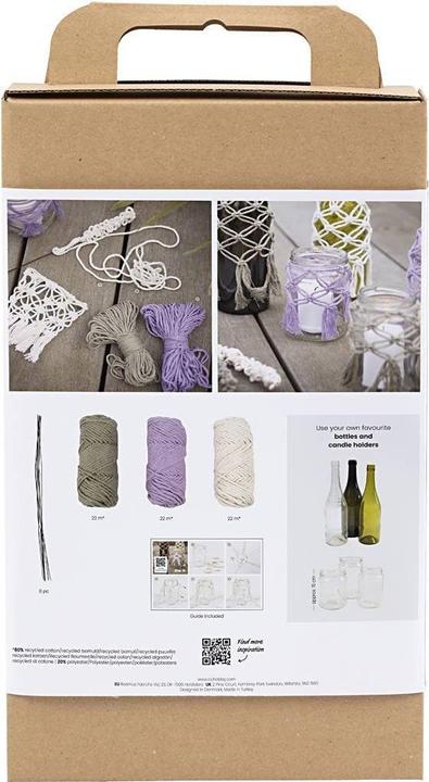 Actual product image Creativ Company Craft Kit Macramé - Glass Decoration (977626)