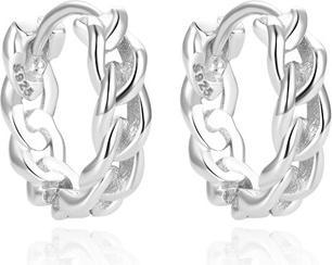 Actual product image Beneto Original round earrings made of silver AGUC2121L (Silver)