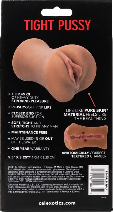 Actual product image CalExotics Stroke It™ Tight Pussy - Brown