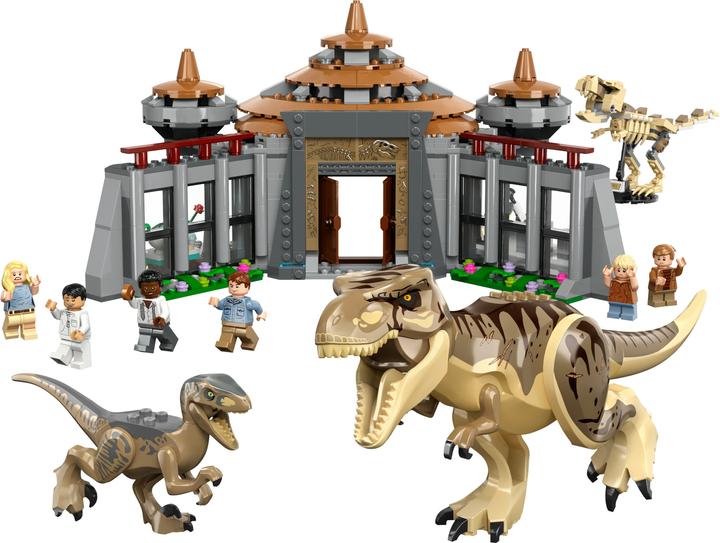 Immagine prodotto LEGO L'attacco del T. rex e del rapace al centro visitatori (76961, LEGO Jurassic World)